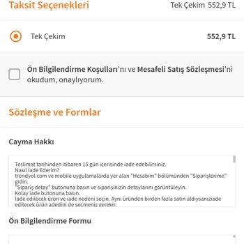 Trendyol 500 TL Üstüne Güzelce Yattı