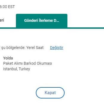 Teknosa/UPS Türkiye Kargo Problemi