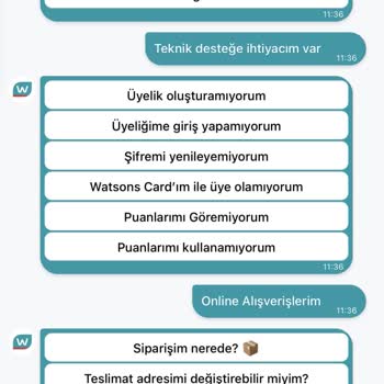 Watsons Alışveriş Sonrası Müşteri Hizmetleri Desteği Yok!