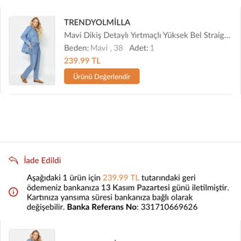 Trendyol İade Geri Gönderim