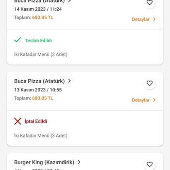 Trendyol Yemek Kurye Hatası Sonucu Ücret İadesi Yapılmaması