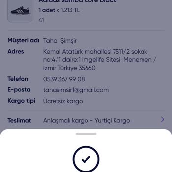 Sembol Sneakers Ayakkabı İadesi Ve Ödeme İşlemleri