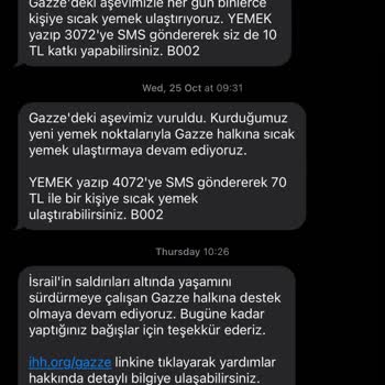 İHH - İnsan Hak ve Hürriyetleri İnsani Yardım Vakfı Kesintisiz Mesaj Yağmuru: İptal Edilemeyen Bildirimler!