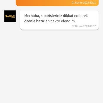 Assur Ürünüm Kutu Boş Geldi