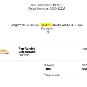 Camper Sorumsuzluğu, Ücret İadesi Yapmıyor