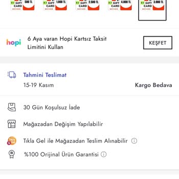 Boyner Hediye Çeki Satın Aldım, Çeki de Vermediler, Paramı da İade Etmiyorlar