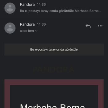 Pandora Mücevher İndirimden Alınan Ürünlerin İptali