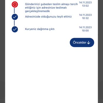 Aras Kargo İzzetpaşa Şubesinden Kargo Teslim Alamıyorum
