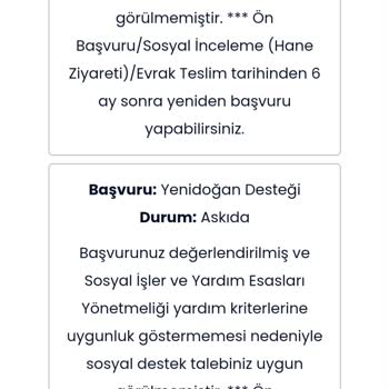 İBB - İstanbul Büyükşehir Belediyesi Yeni Doğan Yardımı Reddedildi (Sebep?)
