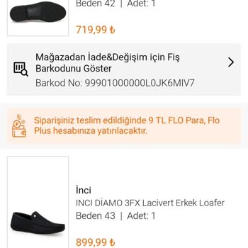 FLO Ayakkabı FLO'dan Aldığım Ayakkabı 10 Güne Yaklaştı Hâlâ Kargoya Verilmedi
