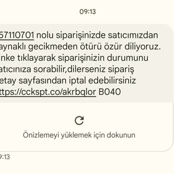 ÇiçekSepeti Kargolanmayan Ürün İçin Şikayetim