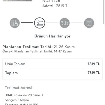 Vivense Teslimat Tarihi Ve Ham Madde Sıkıntısı
