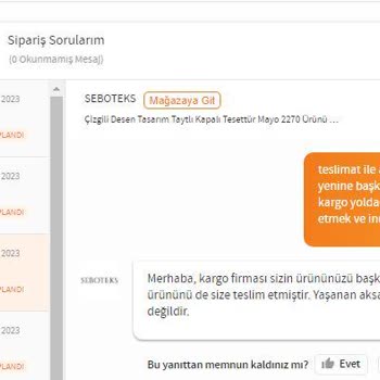 Trendyol Yanlış Ürün Sonrası Satıcı Üslubu Hk.