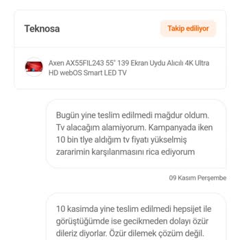 Hepsiburada Ve Teknosa İadeyi Onaylamıyor