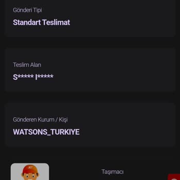 Watsons İade Ücretim Yapılmıyor