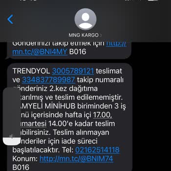 MNG Samyeli Minihub Şube İşini Doğru Yapmaması