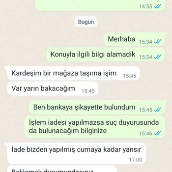 Brn Motor BRN Motors Ücret İadesi Yapılmıyor