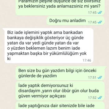 Brn Motor BRN Motors Ücret İadesi Yapılmıyor