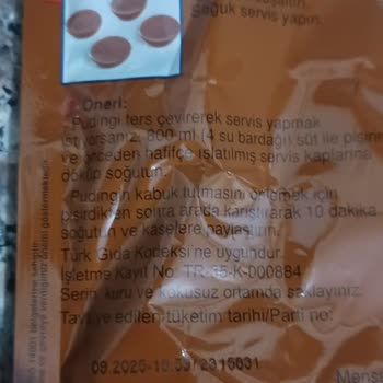 Dr. Oetker Pudingin Su Gibi Olması