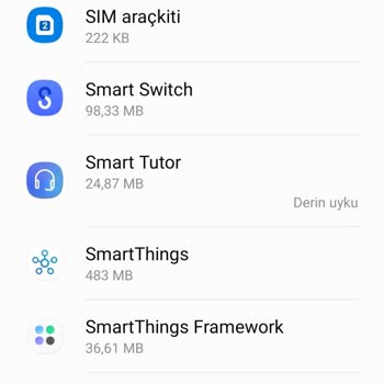Samsung Telefonun Ekran Yansıtması