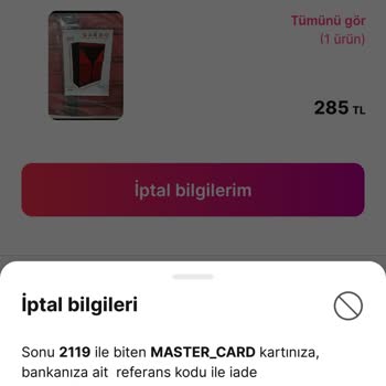 Gardrops Para İadesinin Olmaması