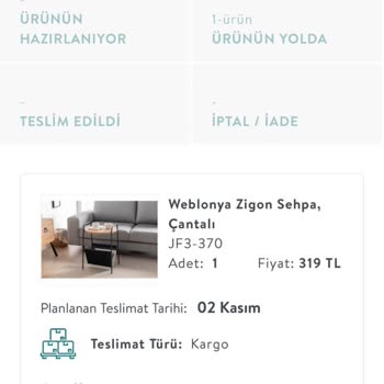Vivense 1.5 Aydır Siparişim Gelmiyor Para İadesi Yapılmıyor