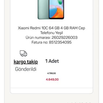 A101 Teslim Almadığım Ürünün Ücret İadesini Yapmıyor