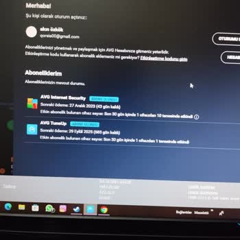 AVG Antivirüs Para Verip Abone Oldum Ama Kullanamıyorum