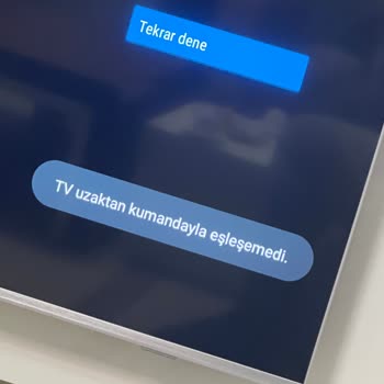 PHILIPS TV 58PUS8507 Kumanda Eşleşme Sorunu