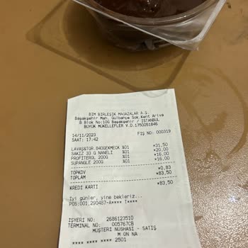 BİM'den Aldığım Küflü Profiterol