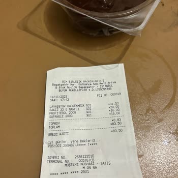 BİM'den Aldığım Küflü Profiterol