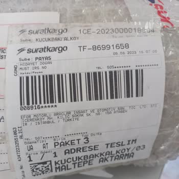 Sürat Kargo Tazmin Ödemesi Hala Olmadı