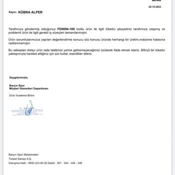Nike 20 Günde Deforme Olan Ayakkabı Ve İade Süreci
