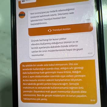 Gazzella Ütü Masası Örtüsünün Fiyatına Göre Kalitesizliği Ve Satıcının Tavrı