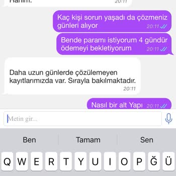 Nays Yüklediğim Para Hesabıma Geçemedi