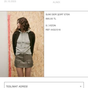 Zara Online Siparişim Ulaşmadı