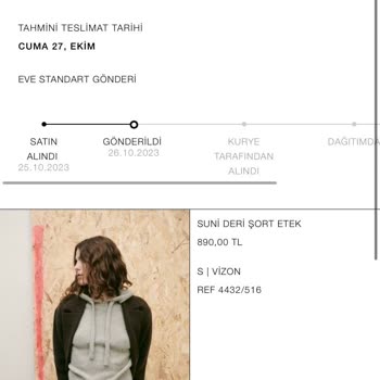 Zara Online Siparişim Ulaşmadı