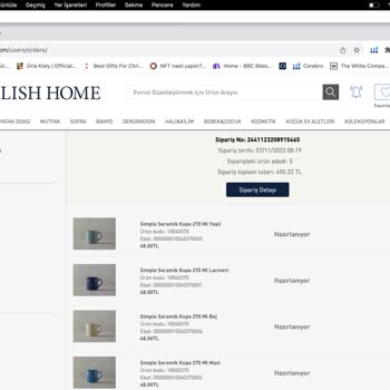 English Home Gönderilemeyen E-TİCARET Alışverişi