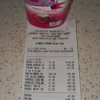 Danone Tikveşli BİM 2Lİ Dost Meyveli Yoğurt Ve Böcek