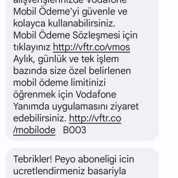 Vizyon Elektronik Para ... Abonelik... Hatası