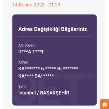 hepsiJET Kargom Yabancı Birine Teslim Edildi