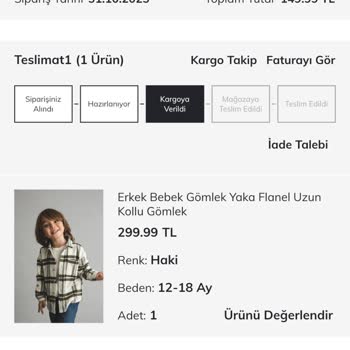 DeFacto Teslim Edilmeyen Ürün