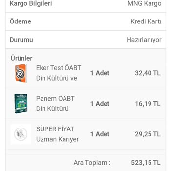 İndeks Kitap Para İadesi Talep