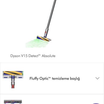 Dyson V15 Detect Absolute 3 Eksik Parça Gönderimi