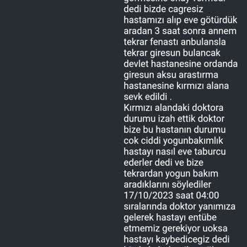 Sağlık Bakanlığı E Devlet Üzerinden Yaptığım Şikayet Tekrardan Analiz Edilsin