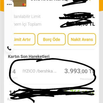 iyzico Bershka Tarafından Gereksiz Yere Para Çekilmesi