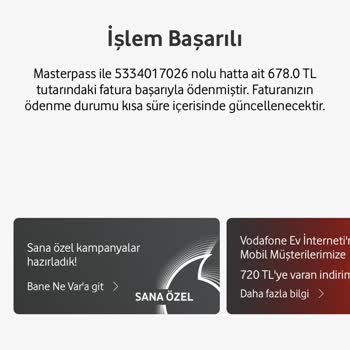 Vodafone Fatura İtirazı Ve Cayma Bedeli İadesi