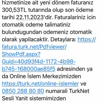 TurkNet Kullanmadığımız İnternetin Ödemesini İstiyor