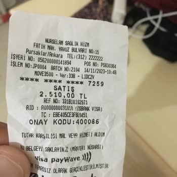 KuzeyKent Ankara Şikayetçiyim Tüm Tahlil Deyip Parça Parça Ücret Aldılar