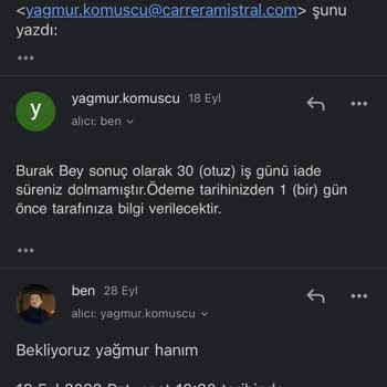 Carrera Fitness & Spa Mistral Üyelik İptali, Ücret İadesi Yalanı